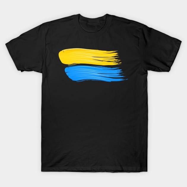 Ukranian flag T-Shirt by HetmanArt